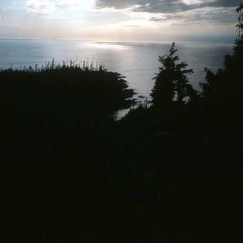 View west toward Ferrer Point