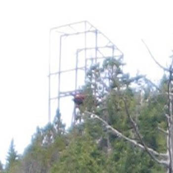 Radar station visible in the distance