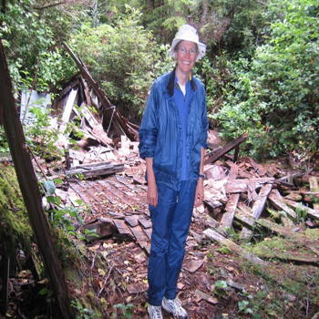 Pam at the radar station