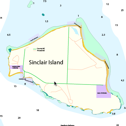 Sinclair Island chart