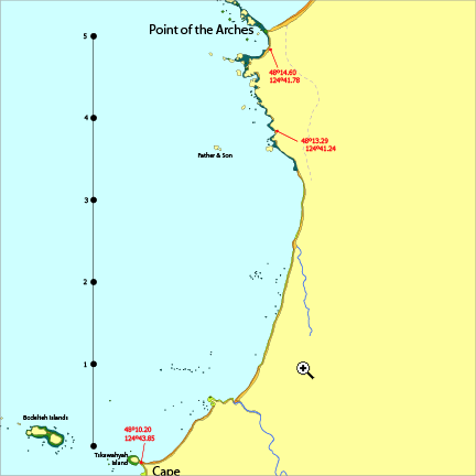 Point of the Arches area, second zoom level