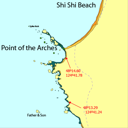 Point of the Arches area, third zoom level