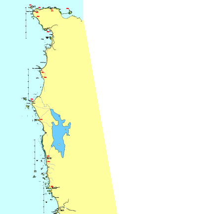 Washington Olympic north coast chart