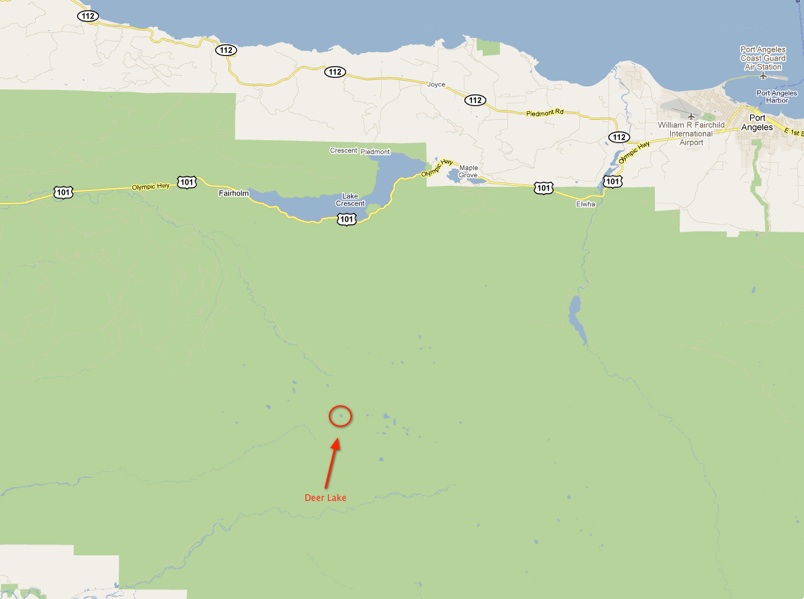 Topographic map of Deer Lake SEEK site