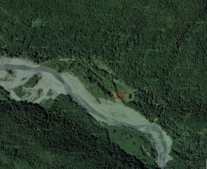 Aerial photograph of Hume's Ranch area