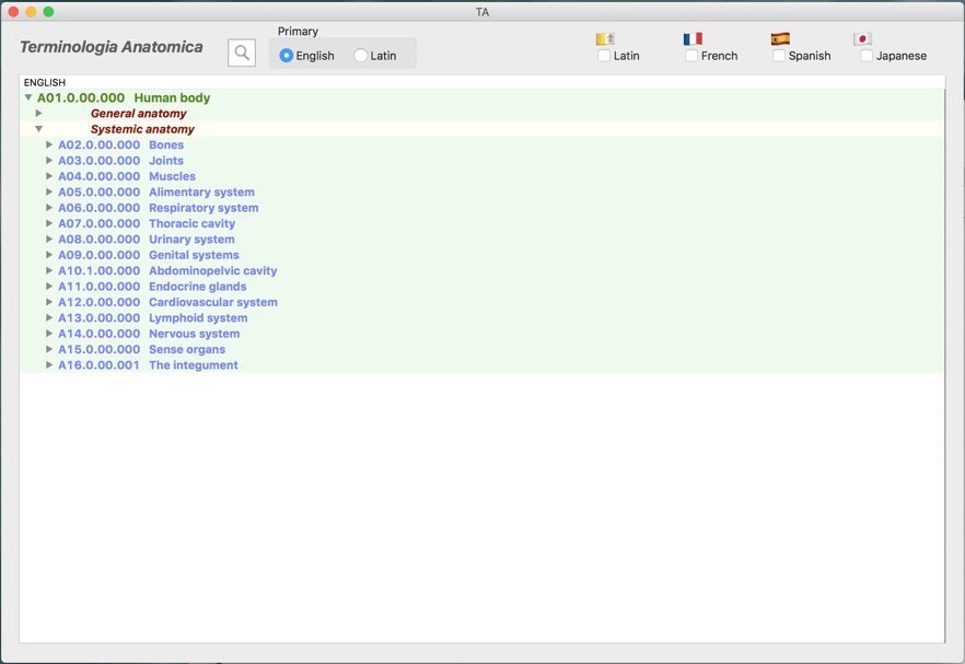 ListTA open screen